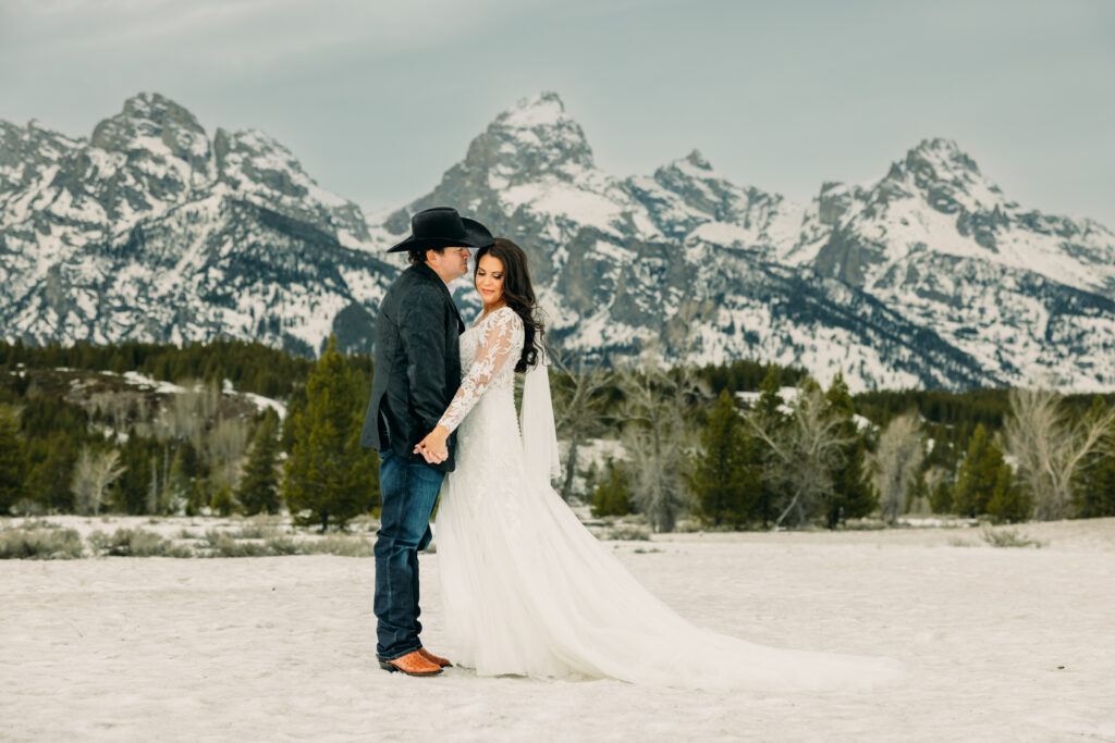 Grand Teton National Park landscape during Jackson Hole wedding day